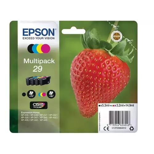 Epson Strawberry Multipack 4-colours 29 Claria Home Ink