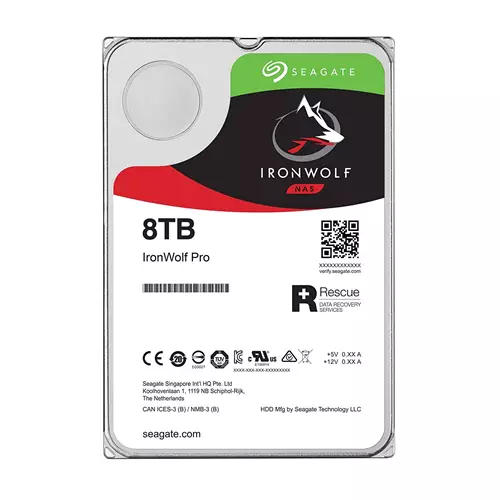 SEAGATE  IronWolf Pro ST8000NE001 internal hard drive 8 TB 7200 RPM 256