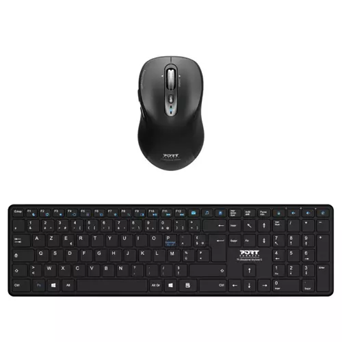 Photos - Mouse Port Designs 900907RUK keyboard  included Home Bluetooth UK English Black 