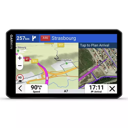 Garmin dzl LGV720 navigator Fixed 17.6 cm (6.95") TFT Touchscreen 242 g Black