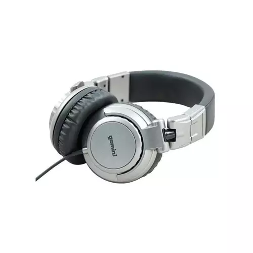 Gemini DJX-500 headphones/headset Wired Head-band Music Black Silver