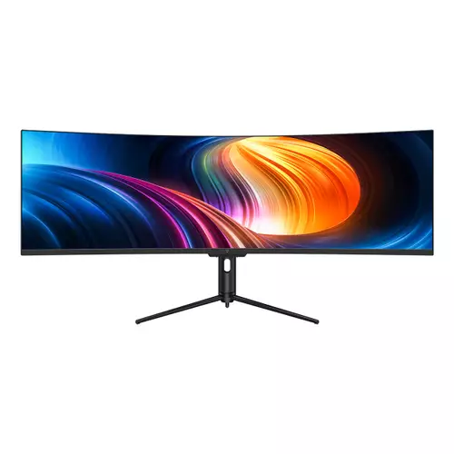V7  49" USB-C (65W PD) Viewable Curved Monitor - DQHD - 5120 x 1440 - Height Adjustable