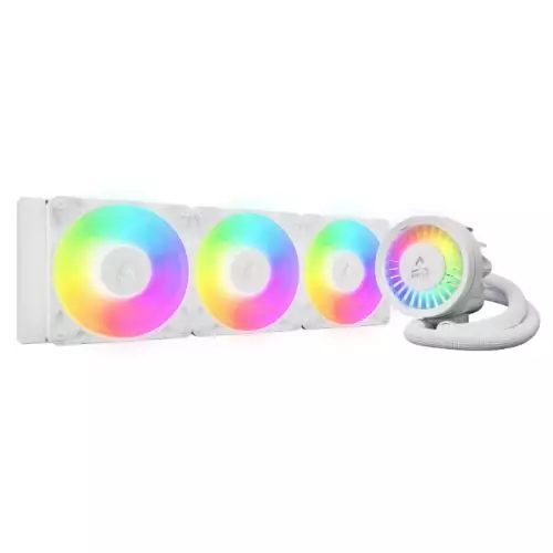 ARCTIC Liquid Freezer III Pro 360 A-RGB (White) - Multi Compatible All-in-One CPU Water Cooler with A-RGB