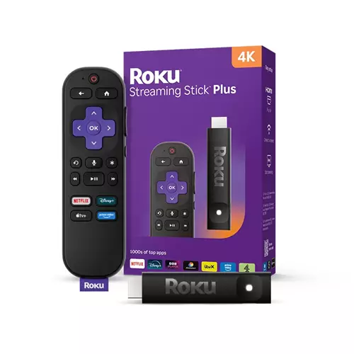 Roku Streaming Stick Plus HDMI 4K Ultra HD Black