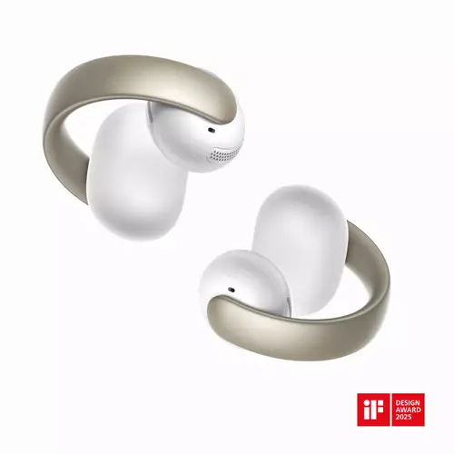 Soundcore Aeroclip Headset True Wireless Stereo (TWS) Open-ear Calls/Music/Sport/Everyday Bluetooth Champagne White