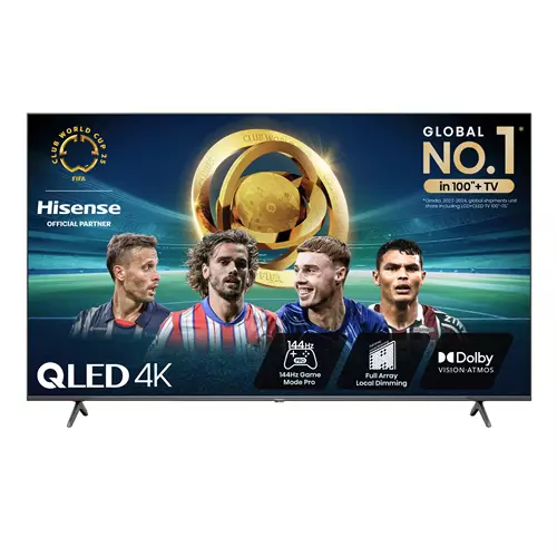 Hisense 65E77NQTUK PRO TV 165.1 cm (65") 4K Ultra HD Smart TV Wi-Fi Grey 400 cd/m