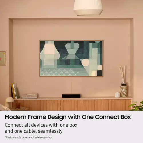 Samsung 2025 55" The Frame Art Mode QLED 4K HDR Smart TV 139.7 cm (55") 4K Ultra HD Wi-Fi Black