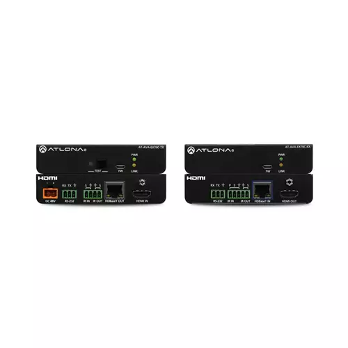 Atlona AT-AVA-EX70C-KIT network extender Network transmitter & receiver Black