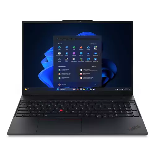 Lenovo ThinkPad E16 Gen 3 (Intel) Intel Core Ultra 7 255H Laptop 40.6 cm (16") WUXGA 16 GB DDR5-SDRAM 512 GB SSD Wi-Fi 6E (802.11ax) Windows 11 Pro UK English Black