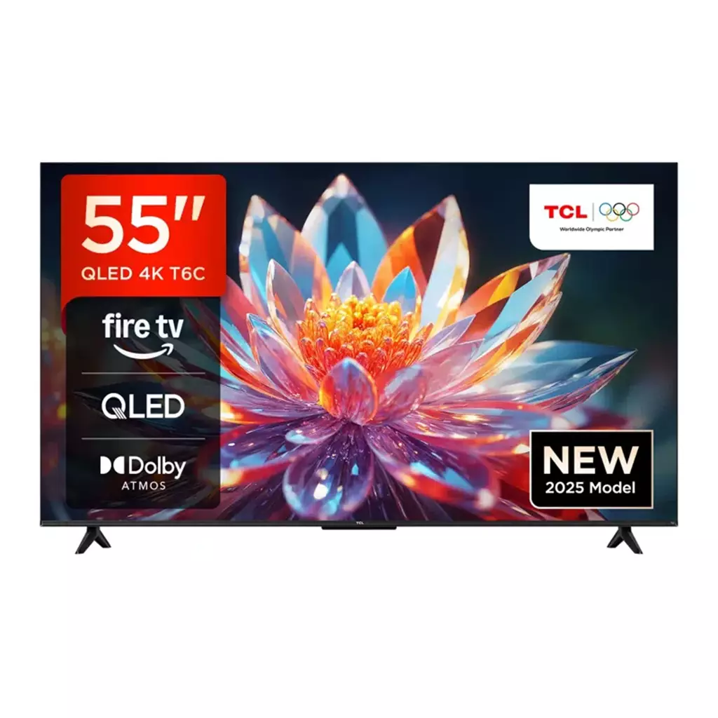 TCL T6C -UK 55 inch QLED 4K HDR 10+ Dolby Vision & Atmos Smart Fire TV TCL T6C -UK 55 inch QLED 4K HDR 10+ Dolby Vision & Atmos Smart Fire TV