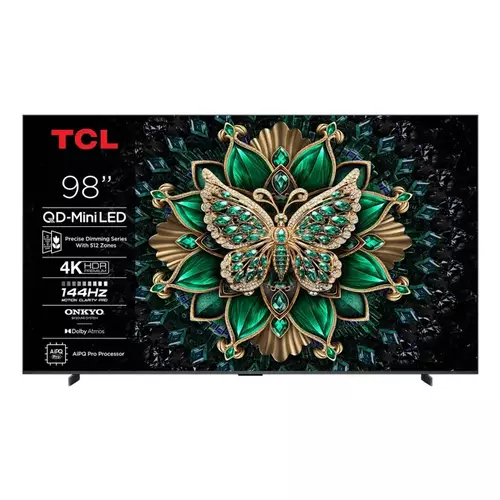 TCL C6K -UK 98 inch Premium QD-Mini LED 144Hz 4K HDR High Brightness Dolby Atmos Smart Google TV