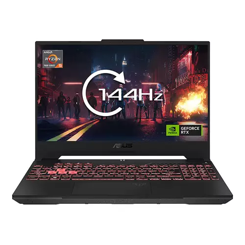ASUS TUF Gaming A15 FA507NUR-LP038W AMD Ryzen 7 7435HS Laptop 39.6 cm (15.6") Full HD 16 GB DDR5-SDRAM 512 GB SSD NVIDIA GeForce RTX 4050 Wi-Fi 6 (802.11ax) Windows 11 Home Grey