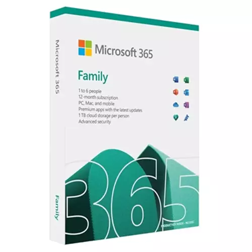 Microsoft Office 365 Family Office suite 1 license(s) 1 year(s)