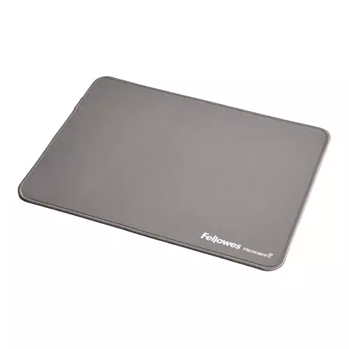 Fellowes Breyta XL Mouse Mat with Non-Slip Base XL Mouse Pad with Antibacterial Protection Grey. Width: 280 mm Depth: 210 mm. Product colour: Grey Surface coloration: Monochromatic Non-slip base