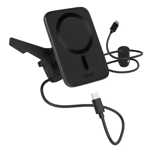 Epico 9915101300252 mobile device charger Smartphone Black USB Wireless charging Auto