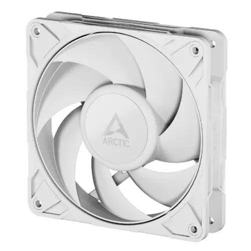 ARCTIC Freezer P12 Pro PST (White) - 120 mm PWM Fan with Cable Splitter. Type: Fan Fan diameter: 12 cm Airflow: 131 m/h Bearing type: Fluid Dynamic Bearing (FDB). Product colour: White