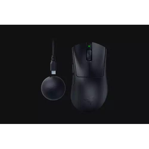 Razer DeathAdder V4 Pro mouse Gaming Right-hand RF Wireless + USB Type-A Optical 45000 DPI