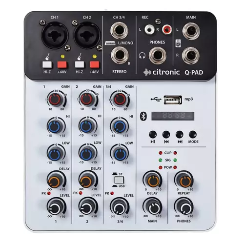 Citronic 170.814UK audio mixer 2 channels