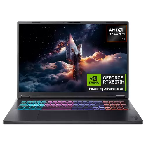 Acer Nitro 18 AI AN18-61 - AMD Ryzen AI 9 365 32GB 2TB SSD NVIDIA GeForce RTX 5070Ti 18"WQXGA Windows 11 Gaming Laptop