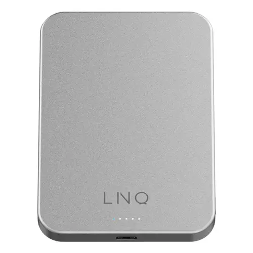 LINQ LQWP052 power bank 5000 mAh Wireless charging Silver