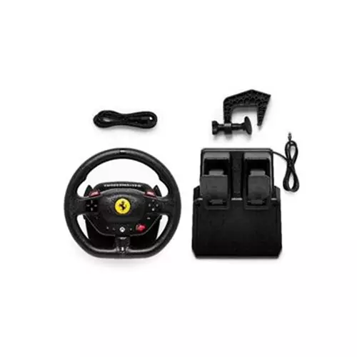 Thrustmaster T98 Ferrari 296 GTS Black USB Steering wheel + Pedals Analogue / Digital PC Xbox One Xbox Series S Xbox Series X