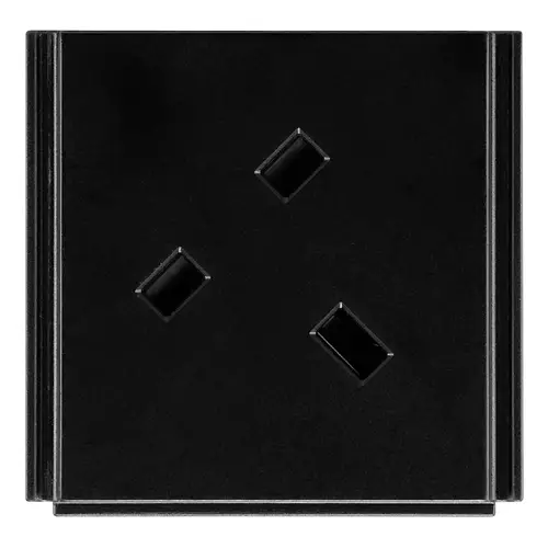 AMX HPX-P250-PC-UK outlet box Type G (UK) Black