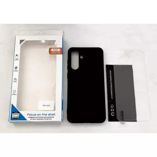 Accuratus MOB-SA56-SCAS+SP-B mobile phone case Shell case Black