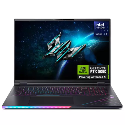 Acer Predator Helios 18 AI (PH18-73) Intel Ultra 9 275HX 64GB 1TB SSD RTX5090 18" WQUXGA Windows 11 Gaming Laptop