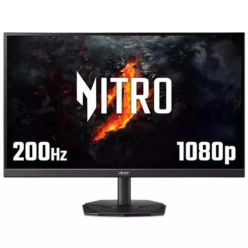 Acer KG1 Nitro KG241YX3 - 23.8" Full HD (1920x1080) 200Hz 0.5ms ZeroFrame HDR10 FreeSync Premium Gaming Monitor