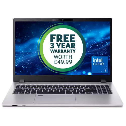 Acer TravelMate P2 (TMP215-55) - Intel Core 3 8GB 256GB SSD 15.6" Full HD Silver
