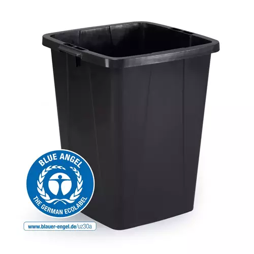 Durable 1800505221 waste container Rectangular Plastic Black