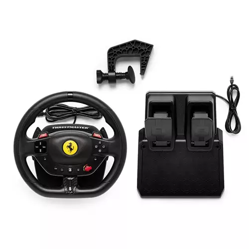 Thrustmaster T98-P FERRARI 296 GTB Black Steering wheel + Pedals PC PlayStation 4 PlayStation 5