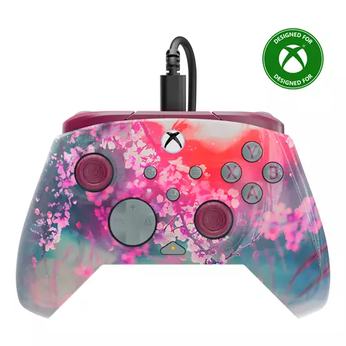 Turtle Beach Rematch Advanced Kyoto Bloom Wired Gaming Controller for Xbox and PC Lenticular Multi-Design Remappable Buttons Hall-Effect Hair Triggers 8ft Cable Officially Licensed by Xbox