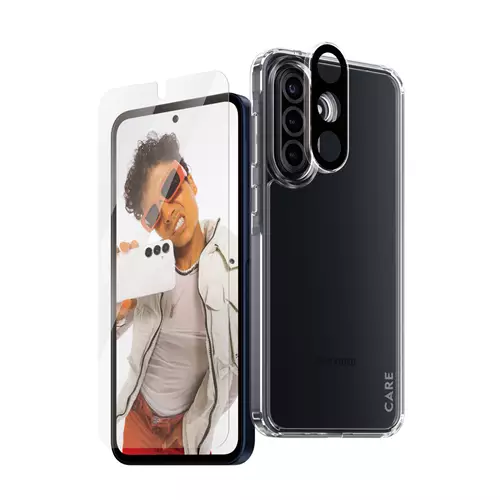 PanzerGlass | CARE by Flagship 3-in-1 Bundle Samsung Galaxy A36 5G Samsung Samsung - Galaxy A36 5G Dry application Scratch resistant Shock resistant Transparent 1 pc(s)