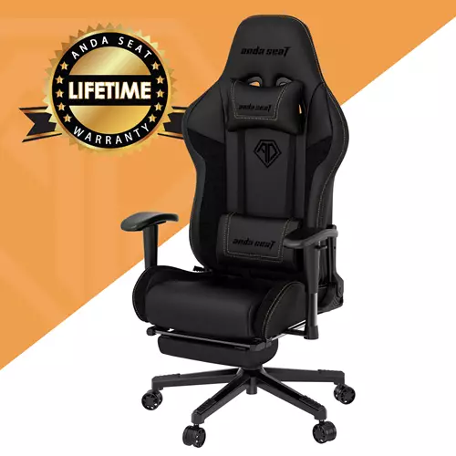 Anda Seat Jungle 2 PC gaming chair Upholstered padded seat Black Yellow