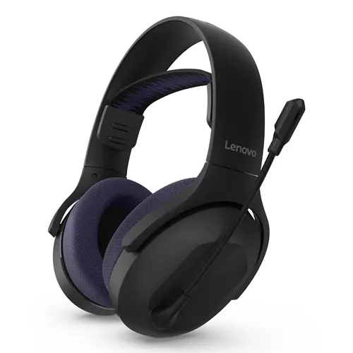 Lenovo Legion H410 Headphones Wireless Head-band Gaming USB Type-C Bluetooth Black Purple