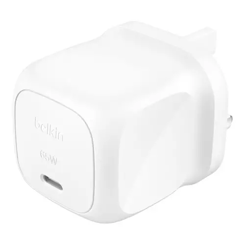 Belkin WCA011MYWH mobile device charger Laptop Portable gaming console Smartphone Tablet White AC Fast charging Indoor