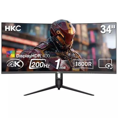 HKC CG345Q 34 Monitor computer monitor 86.4 cm (34") 3440 x 1440 pixels WUHD