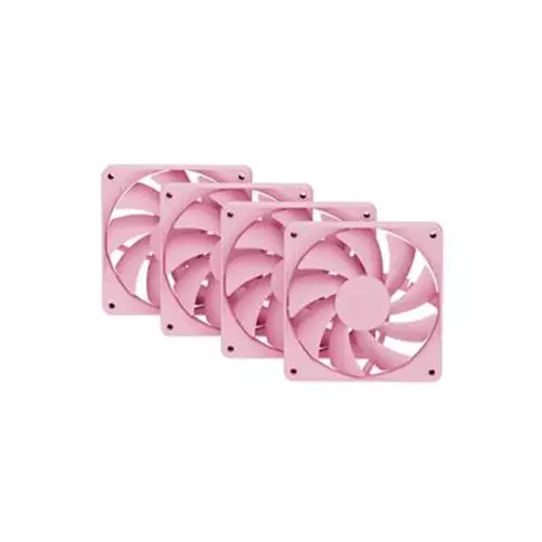 HYTE FAN- -FA12-SM-4 computer cooling system Processor 12 cm Rose 4 pc(s)