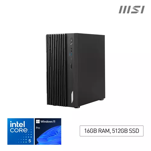 MSI Pro DP180 14A Intel Core 5 14400 Desktop PC DP180 14A SFF Mini Computer HTPC (16GB RAM 512GB Storage Windows 11 ) Intel Graphics/DDR5/Dual HDMI/Dual LAN/WiFi 6E/BT 5.3