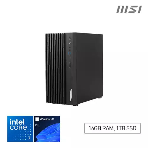MSI Pro DP180 14A Intel Core 7 14700 Desktop PC DP180 14A SFF Mini Computer HTPC (16GB RAM 1TB Storage Windows 11 ) Intel Graphics/DDR5/Dual HDMI/Dual LAN/WiFi 6E/BT 5.3