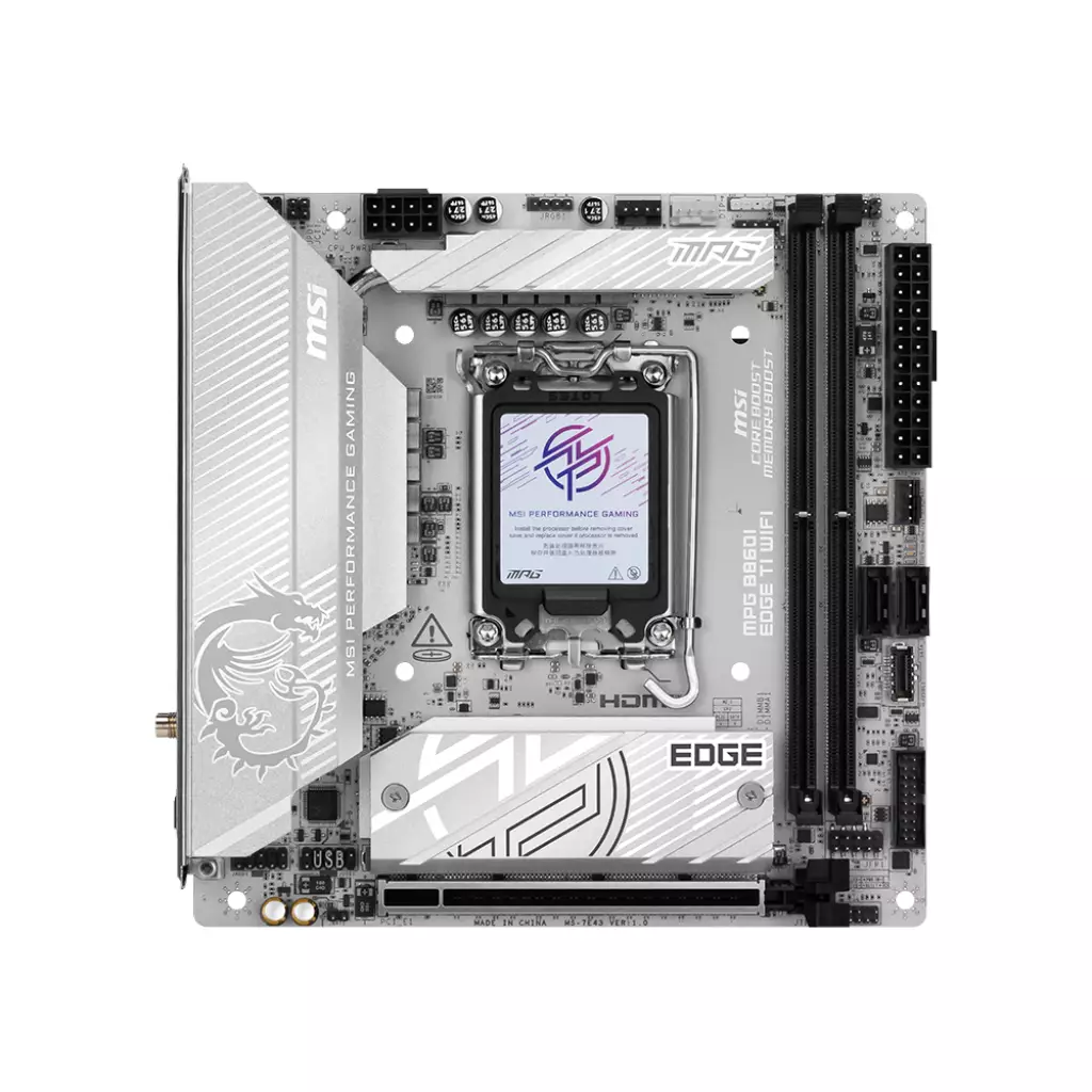 Msi Mpg B860I Edge Wifi Mini-Itx Motherboard-image