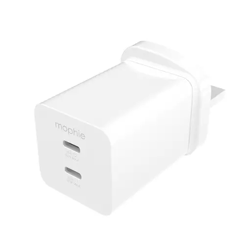 mophie essentials 409911855 mobile device charger Universal White AC Indoor