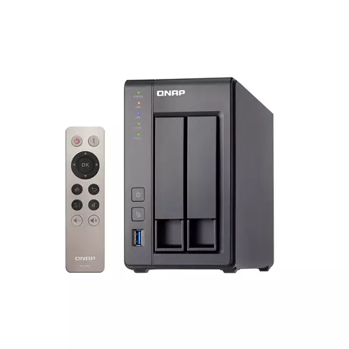 QNAP TS-251+ NAS Tower Intel Celeron J1900 2 GB DDR3L 0 TB QNAP QTS Grey
