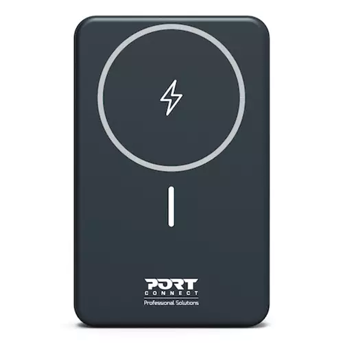 Port Designs 907005 power bank Lithium Polymer (LiPo) 10000 mAh Wireless charging Black