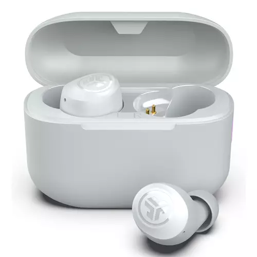 JLab Go Pop+ Headset True Wireless Stereo (TWS) In-ear Calls/Music/Sport/Everyday Bluetooth White
