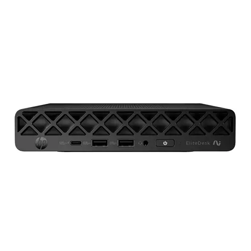 HP EliteDesk 8 Mini G1a AMD Ryzen 5 220 16 GB DDR5-SDRAM 256 GB SSD Windows 11 Pro Mini PC Black