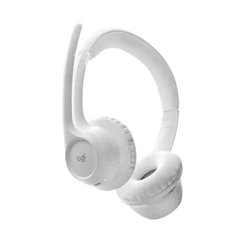 Logitech 981-001417 headphones/headset Wireless Head-band Office/Call center Bluetooth White