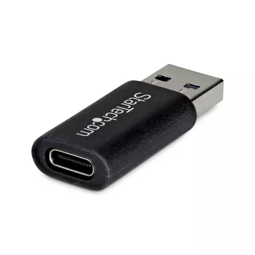 StarTech.com USB-A to USB-C Adapter USB-A Male to USB-C Female Converter USB 10Gbps 5V 900mA USB to USB C Adapter for USB-A Chargers/Hubs