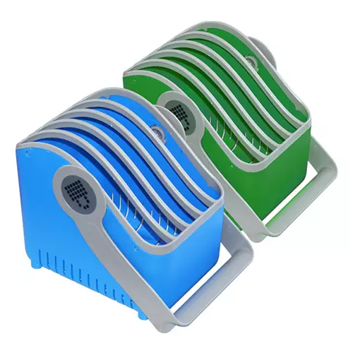 LocknCharge LNC10527 portable device management cart/cabinet Portable device management case Blue Green